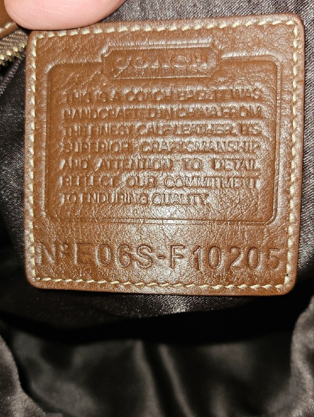 Coach NWOT Y2K Brown Leather Shoulder Hobo with Wallet Set - Picture 11 of 13